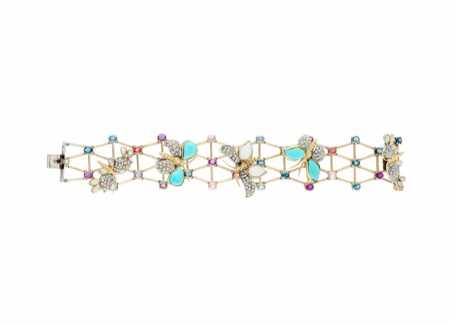 Ruby & sapphire bracelet