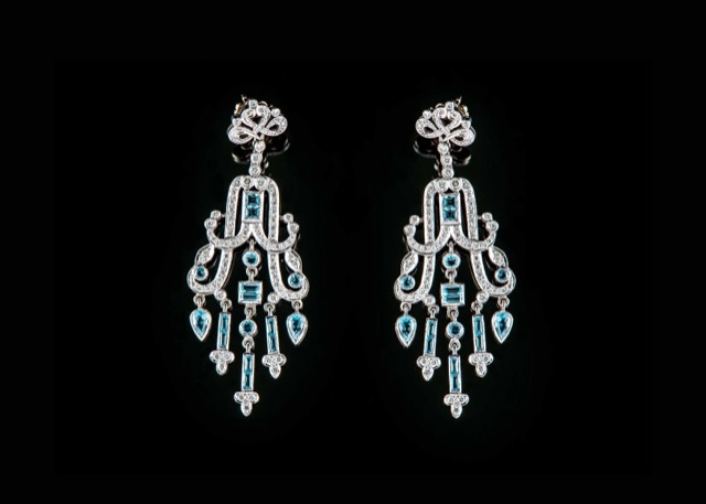Aquamarine earrings